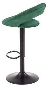 Halmar Barová stolička H102, tmavo zelená