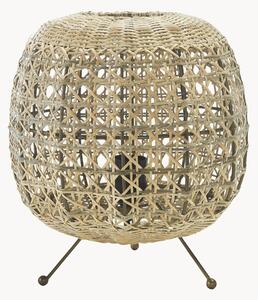 Ručne vyrobená ratanová stolová lampa Wickham