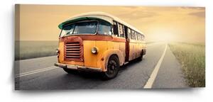 Sablio Obraz Autobus veterán - 110x50 cm