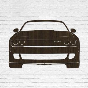 DUBLEZ | Drevený 3D obraz - Dodge Challenger SRT