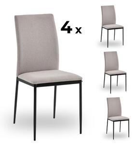 Jedálenské stoličky TILDA | hnedá 4 kusy