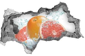 Nálepka 3D diera na stenu Grapefruit nd-b-113852536