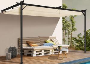 Santana krémový terasový baldachýn 3x3 m Garden Point