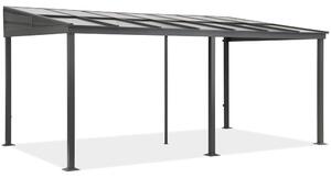 Hliníkový terasový baldachýn 4 x 6 m Tarragona Garden Point antracit