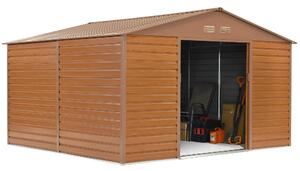 Kovový domček na náradie Lahti 3,4 x 3,2 m Sklad Boss woodlike