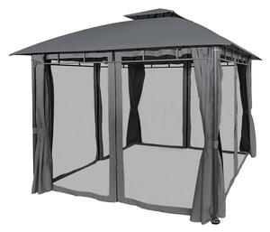 Záhradný pavilón Garden Point Sicily 3x3m antracitový