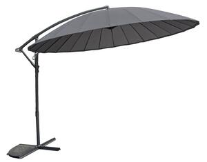 Záhradný slnečník Garden Point Monza s priemerom 3 m v antracitovej farbe