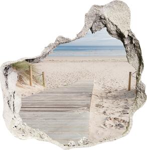 Nálepka 3D diera na stenu Pláž nd-p-74072546