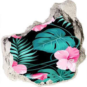 Diera 3D fototapety nálepka Tropické kvety nd-p-93163910