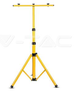 V-TAC Stojan na LED reflektory, trojnožka, žltý