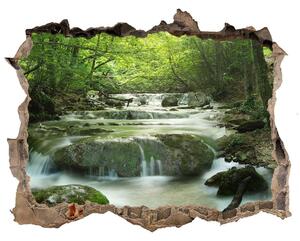 Nálepka fototapeta 3D výhled Vodopád v lese nd-k-65985516