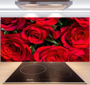 Panel do kuchyne Červené ruže pl-pksh-140x70-f-76865971