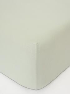Jersey plachta do postieľky Classic 70 × 140 cm - šalviová