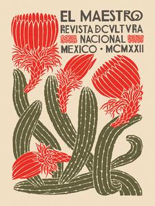 Obrazová reprodukcia El Maestro Magazine Cover No.4 (Mexican Art / Cactus)