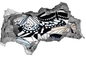 Diera 3D foto tapeta nálepka Motýle a kvety nd-b-85755564