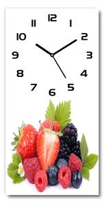 Moderné hodiny nástenné Lesné ovocie