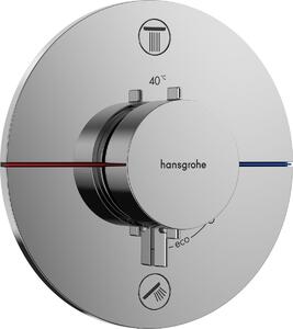 Hansgrohe ShowerSelect Comfort S, termostat pod omietku pre 2 spotrebiče, chrómová, HAN-15554000