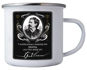Bohemia Gifts Plechový hrnček Real Gentleman , 350ml