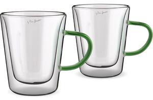 Lamart LT9118 2-dielna súprava pohárov na čajVaso, 300 ml, zelená
