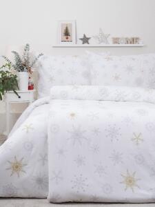 Predĺžené flanelové obliečky - Frozen biele