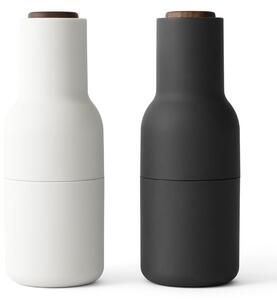 Mlynček na soľ a korenie Bottle Ash/Carbon Walnut - set 2 ks