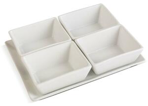 Lamart LT9220 5-dielna servírovacia súprava misiek Dine, 20 x 15,5 cm