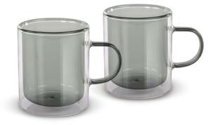 Lamart LT9121 2-dielna súprava pohárov na čajVaso, 350 ml, čierna