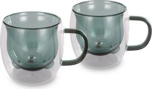 Lamart LT9127 2-dielna súprava pohárov Bear Vaso,250 ml, zelená
