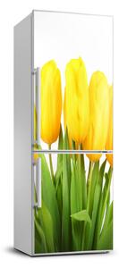 Nálepka fototapeta Žlté tulipány