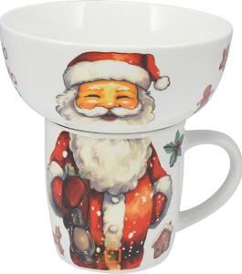 Raňajková sada Santa, 2 ks, porcelán