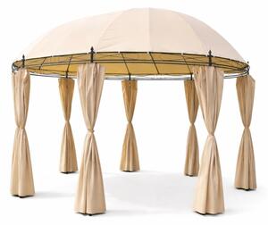 Záhradný altánok pavilón Monaco 520cm x 350cm béžová
