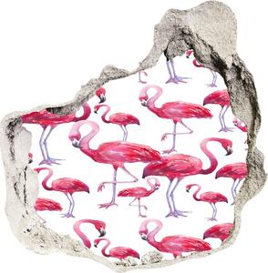 Samolepiaca nálepka betón Flamingos nd-p-116196746