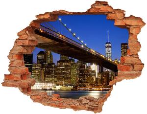 Nálepka 3D diera Manhattan new york city nd-c-118915288