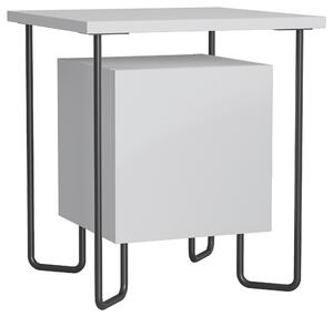 NOČNÁ SKRINKA, biela, 40/45/40 cm Livetastic - Online Only spálne, Online Only