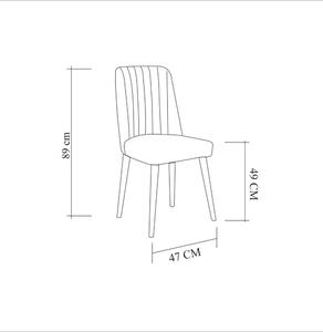 Jedálenská stolička Nidupo 4 (biela + soho) . Vlastná spoľahlivá doprava až k Vám domov. 1093076