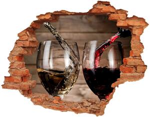 Fotoobraz diera na stenu Dve pohára vína nd-c-80158460