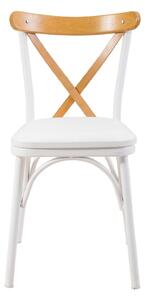 Jedálenská stolička Duvasa 1 (biela + borovica atlantická) . Vlastná spoľahlivá doprava až k Vám domov. 1093079