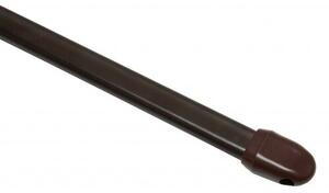 Vitrážna tyč rozťažná, plochá 11 mm hnedá, 30 - 40 cm