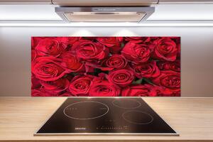 Panel do kuchyne Červené ruže pl-pksh-125x50-f-67561194