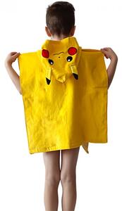 Carbotex Detské pončo 50x115 cm - Pokémon Volím si teba Pikachu