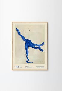 Autorský plagát Bleu by Lucrecia Rey Caro 50 x 70 cm