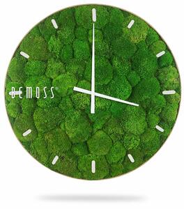 Machové hodiny BOLMOSS Light s ciferníkom - Priemer 40 cm
