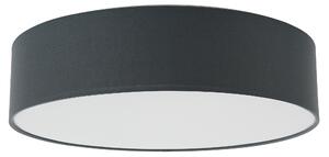 Stropná lampa sivá zmes bavlny a polyesteru ø 45 cm na strop moderný boho štýl obývačka spálňa jedáleň