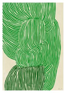 Autorský plagát Green Ocean by Rebecca Hein 50x70 cm