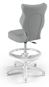 Kancelárska stolička Petit - svetlosivá Rozmer: 119 - 142 cm