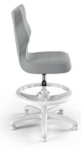 Kancelárska stolička Petit - svetlosivá Rozmer: 133 - 159 cm