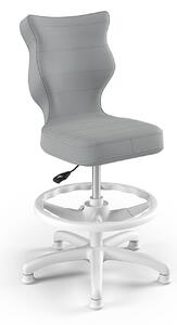 Kancelárska stolička Petit - svetlosivá Rozmer: 119 - 142 cm