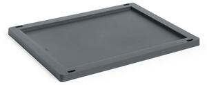 HAY Plastové veko Colour Crate Medium, charcoal