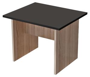 Konferenčný stolík Libepi 1 (dub + čierna) . Vlastná spoľahlivá doprava až k Vám domov. 1093206