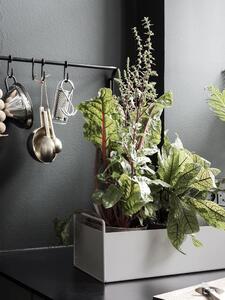 Dizajnový kvetináč Plant Box Light Grey